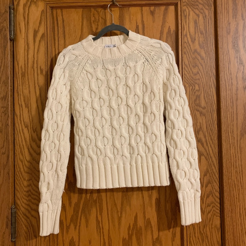 Calvin Klein Chunky Cable Knit Sweater
